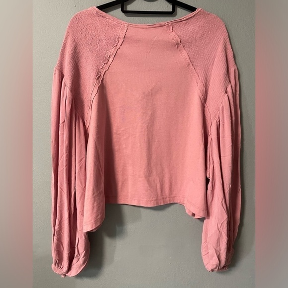 NWT Free People Kathy Tee in Blush. Size Large - Picture 10 of 10